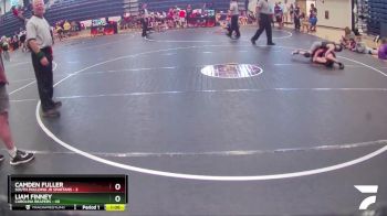 85 lbs Round 5 (6 Team) - Liam Finney, Carolina Reapers vs Camden Fuller, South Paulding Jr Spartans