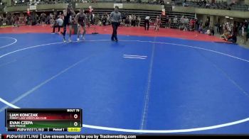 140 lbs Cons. Round 3 - Liam Konczak, Forest Lake Wrestling Club vs Evan Czepa, New Prague