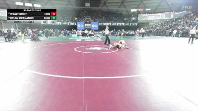 Boys 4A 144 lbs Cons. Round 2 - Keldy Granados, Kamiakin vs Wyatt Smith, Lincoln (Seattle)