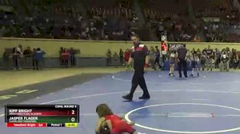 40 lbs Cons. Round 5 - Jasper Flager, Cleveland Takedown vs Kipp Bright, Smith Wrestling Academy