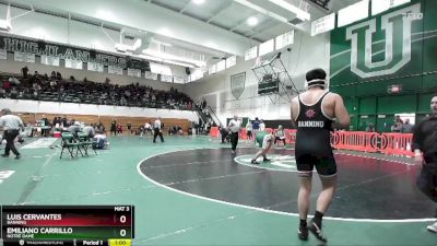 215 lbs Cons. Round 2 - Emiliano Carrillo, Notre Dame vs Luis Cervantes, Banning