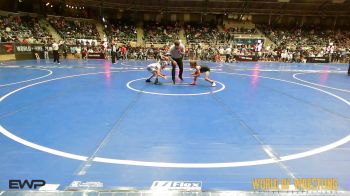 66 lbs Quarterfinal - Kyara Barral, LAWC vs Adalynn Porter, Willard Youth Wrestling