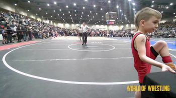 46 lbs Round Of 16 - Knox Ostlund, Askeo International Matclub vs Jayden Crisman, Canby Mat Club