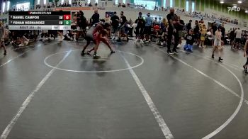 84 lbs Cons. Semi - Daniel Campos, Gladiator Wrestling vs Yohan Hernandez, Kongkrete Wrestling