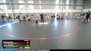 76-78 lbs Round 1 - Hunter King, Kalispell Wrestling Club vs Lilah Wilson, Prometheus Wrestling Club