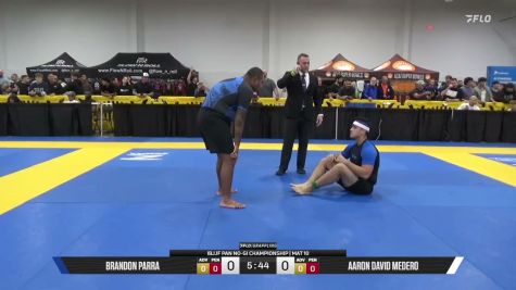 Brandon Parra vs Aaron David Medero 2026 Pan IBJJF Jiu-Jitsu No-Gi Championship