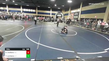 116 lbs Consi Of 8 #1 - Henry Arellano, California Grapplers vs Tobias Lombera, Elite Force