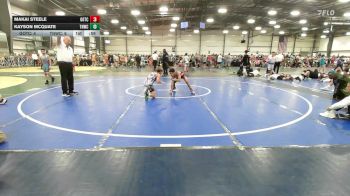 85 lbs Rr Rnd 3 - Makai Steele, Team Gotcha Blue - MS vs Kayson McQuate, TNWC - MS