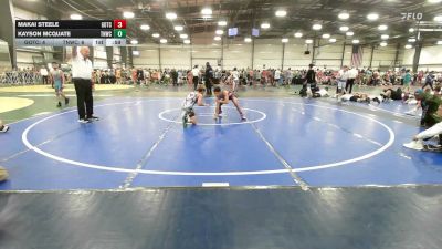 85 lbs Rr Rnd 3 - Makai Steele, Team Gotcha Blue - MS vs Kayson McQuate, TNWC - MS