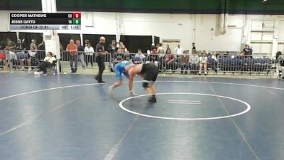 132 lbs Consi Of 32 #1 - Cooper Mathews, CO vs Jesse Gatto, VA