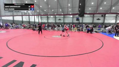 Junior Boys GR - 106 lbs Champ. Round 2 - Jantz Greenhalgh, UT vs Nick Burns, CO