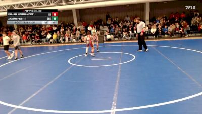 100 lbs Round 2 - Jaxon Pettit, Sunrise vs Isaiah Hernandez, Broken Bow
