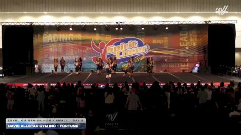Davis Allstar Gym Inc - Fortune [2025 L4.2 Senior - D2 - Small Day 2] 2025 Spirit Cheer Dance Grand Nationals & Cheer Nationals