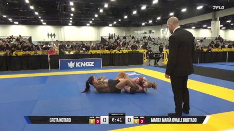 Marta María Ovalle Hurtado vs Greta Notaro 2025 World IBJJF Jiu-Jitsu No-Gi Championship