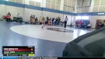 110 lbs Round 2 (4 Team) - Sean Breedlove, Center Grove vs Peter Janda, Hobart