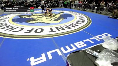 106 lbs Champ. Round 3 - Braven Moore, Kamehameha vs Luca Gordon, Junipero Serra