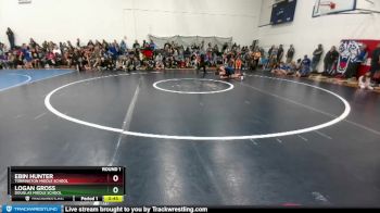 92-99 lbs Round 1 - Logan Gross, Douglas Middle School vs Ebin Hunter, Torrington Middle School