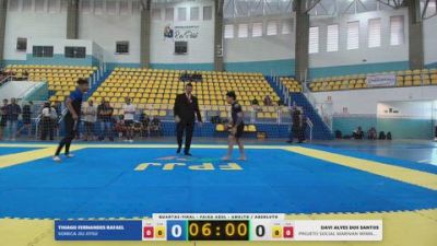 THIAGO FERNANDES RAFAEL vs DAVI ALVES DOS SANTOS 2026 FPJJ Campeonato Paulista Sem Kimono