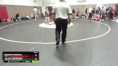 155 lbs Quarterfinal - Samone Sandoval, Chico vs Helena Rodriguez, Abraham Lincoln (San Jose)