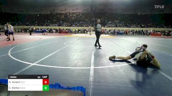 140 lbs Round Of 32 - Kreed Kment, Piedmont vs Cooper Kerbo, Mangum Wrestling