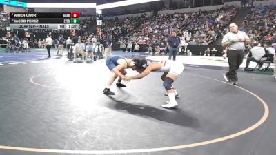 157 lbs Quarterfinal - Aiden Chur, Granite Hills (SD) vs Jacob Perez, Everett Alvarez (CC)