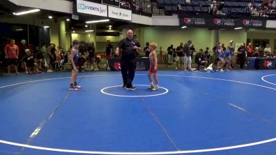 74 lbs Cons. Sub-quarters - Austin Latinis, Gold Rush Wrestling vs Andrew O'Donnell, Mat Demon Wrestling Club