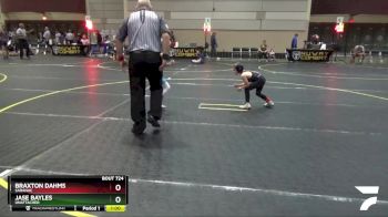 47 lbs Semifinal - Jase Bayles, Unattached vs Braxton Dahms, Saranac