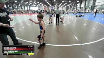 52 lbs Rd# 9- 2:15pm Saturday Final Pool - Dimitri Rudenko, Nauman Green vs Jaxsen Brown, Maryland BLACK