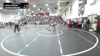 157 lbs Champ. Round 2 - Finnian Hannegan, JSerra vs Matthew Poemoceah, Anaheim