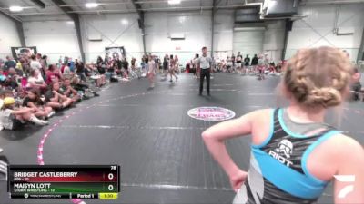 78 lbs Round 3 (3 Team) - Bridget Castleberry, RPA vs Maisyn Lott, Storm Wrestling