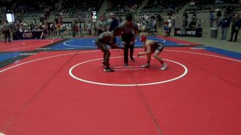 96 lbs Rr Rnd 4 - Briar Campo, Cushing Tigers vs Jalen Duffy, North Mabee Team Stampede