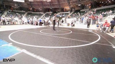 46 lbs Consi Of 16 #2 - Theo West, Fort Gibson Youth Wrestling vs Tucker Henley, Eufaula Ironheads Wrestling Club