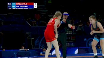 68 kg Quarterfinal - Elizaveta Petliakova, RUS vs Alina Miklasheuskaya, BLR