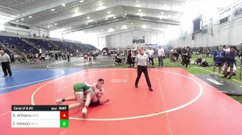 116 lbs Consi Of 8 #2 - Asher Williams, War Wc vs Zaiden Hanson, Dolores Wrestling