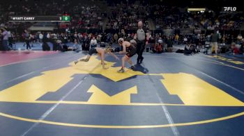 4A 113 lbs Quarterfinal - Wyatt Carey, Timberlake vs Mason Butler, Fruitland