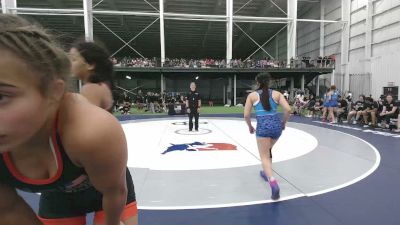 110 lbs Bella Manno, Arizona Black vs Bella Fernandez, Texas Red