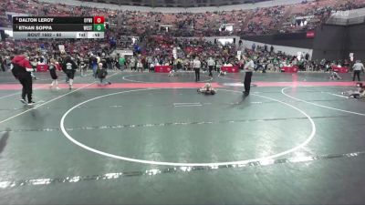 60 lbs Semifinal - Ethan Soppa, Weigh In Club vs Dalton LeRoy, Omro Youth Wrestling Inc.