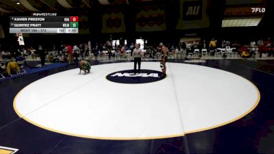 174 lbs Champ. Round 1 - Xavier Preston, Roanoke College vs Quintez Pratt, Wilmington