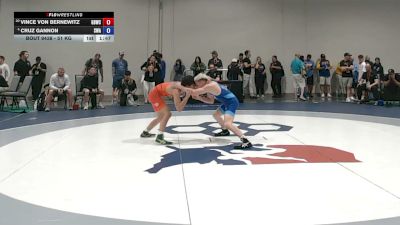 51 kg Champ. Rd Of 16 - Vince Von Bernewitz, Great Bridge Wrestling Club vs Cruz Gannon, Sebolt Wrestling Academy