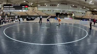 150 lbs 2nd Wrestleback (8 Team) - Hayden Harrell, Anderson Co. High School vs Maddox Reed, Pigeon Forge High School