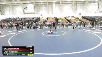 59 lbs Semifinal - Laon Van Buren, Gorilla Grapplers vs Callen Livermore, Club Not Listed