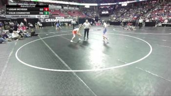 D3-126 lbs Champ. Round 1 - Colin Cournoyer, Stratford vs Logan McVeigh, Glenwood City