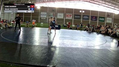 126 lbs Lyric Warner, Michigan Red vs Isaac Cicchetti, Maryland