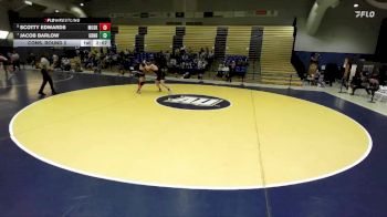 285 lbs Cons. Round 2 - Jacob Barlow, Greensboro vs Scotty Edwards, Muskingum