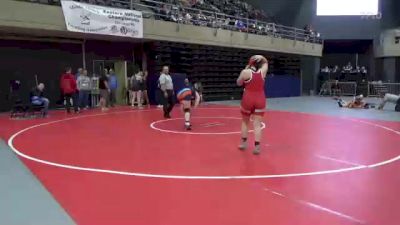 158 lbs Consolation - Kaira Lawson, Harrington, DE vs Abigail Wagner, Sayre, PA