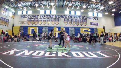 140 lbs Semifinal - Julianna Caisse, St John Neumann vs Lillian Straessley, Viera Hammers