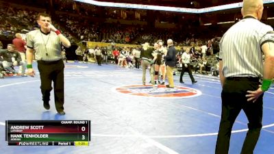 215 Class 1 lbs Champ. Round 1 - Andrew Scott, Lathrop vs Hank Tenholder, Adrian