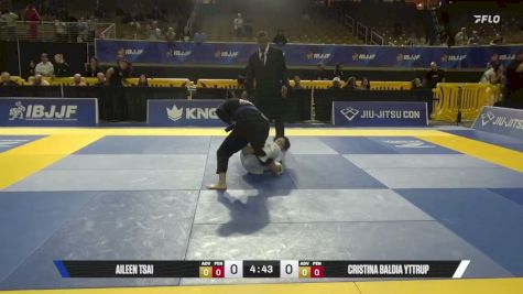 Cristina Baldia Yttrup vs Aileen Tsai 2026 Pan Jiu Jitsu IBJJF Championship