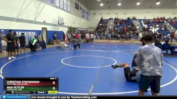 220 lbs Cons. Round 4 - Christian Stephenson, Villa Park High School vs Reid Butler, Corona Del Mar