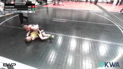 58 lbs 3rd Place - Jack Davis, Verdigris Youth Wrestling vs Parker Smith, Prairie Grove Youth Wrestling
